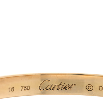 Cartier 18K Yellow Gold LOVE Bracelet 16 4 of 5