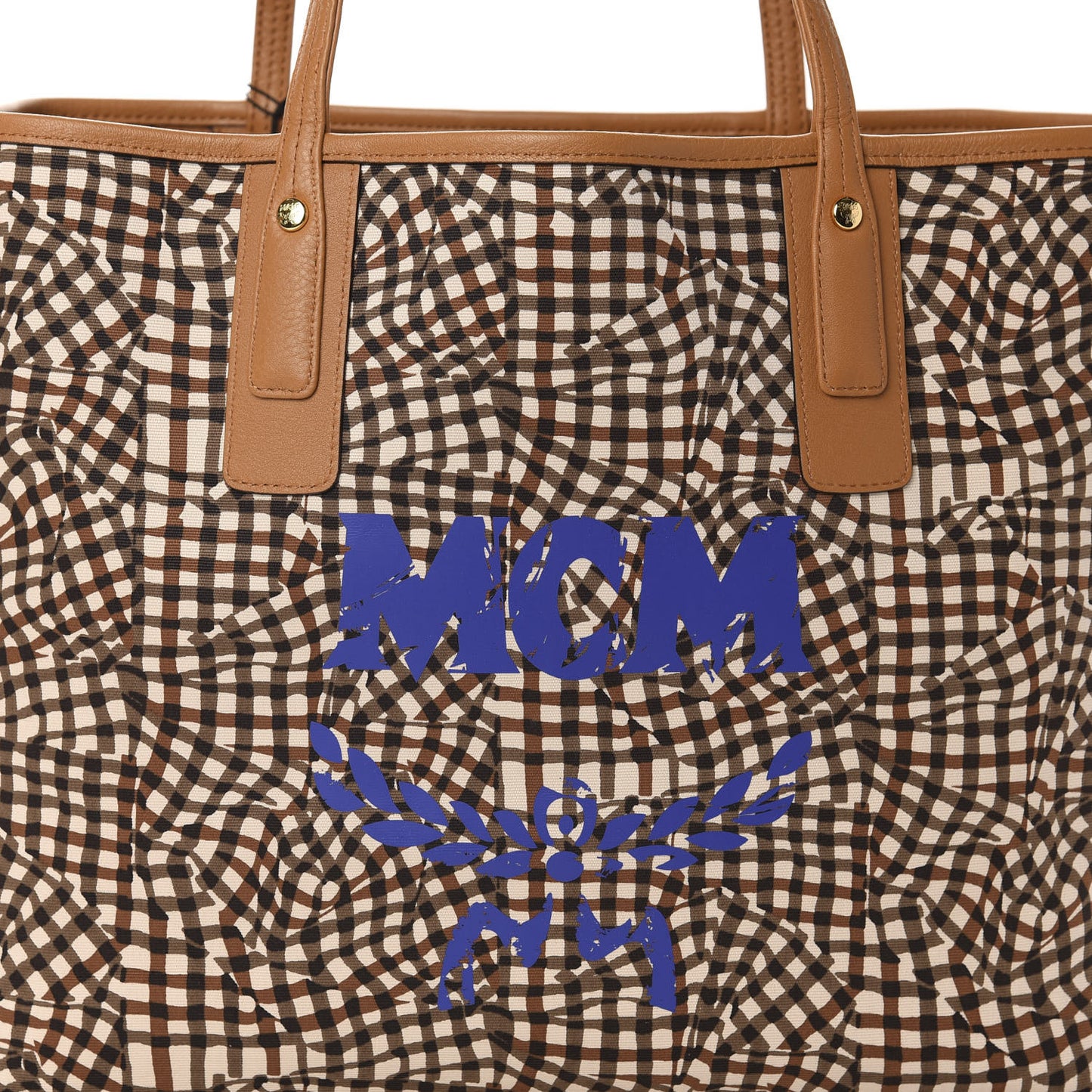Visetos Medium Liz Reversible Shopper Tote Cognac