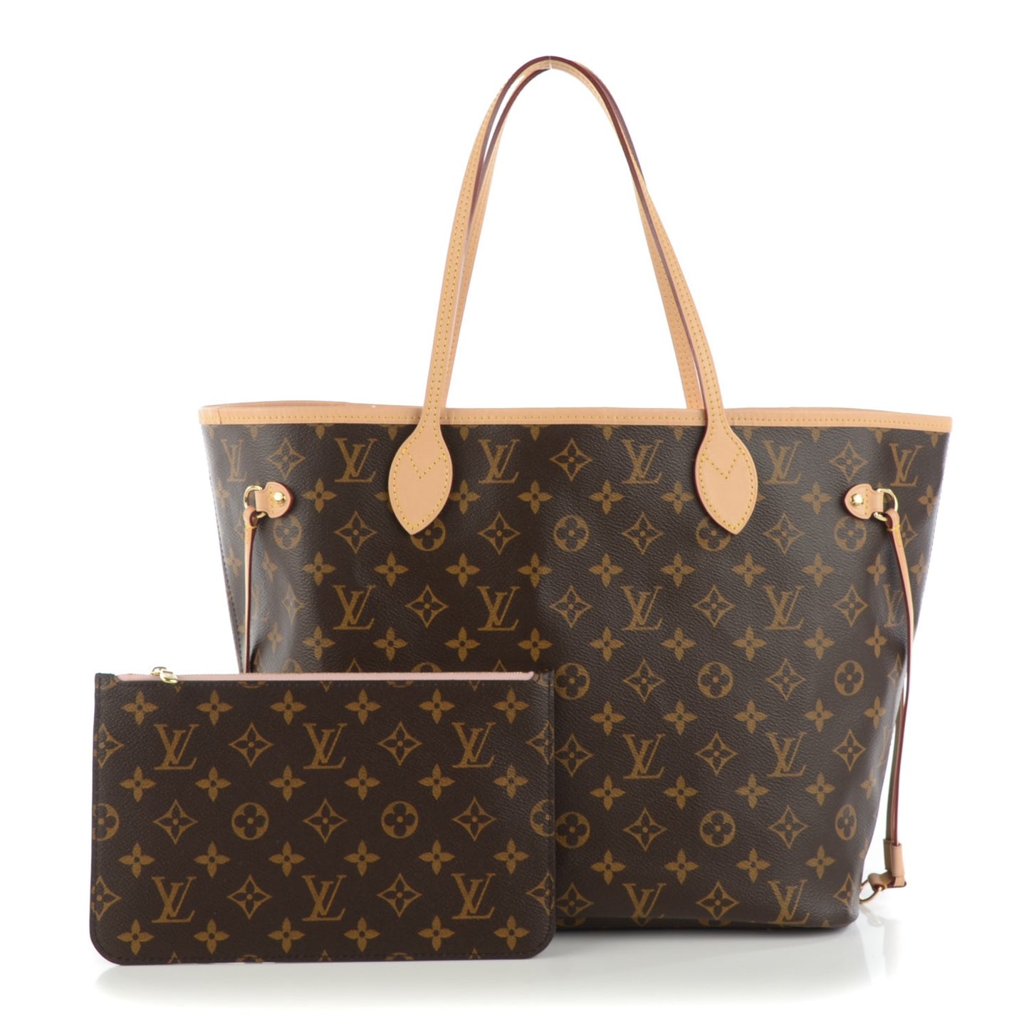 Monogram Neo Neverfull MM Rose Ballerine