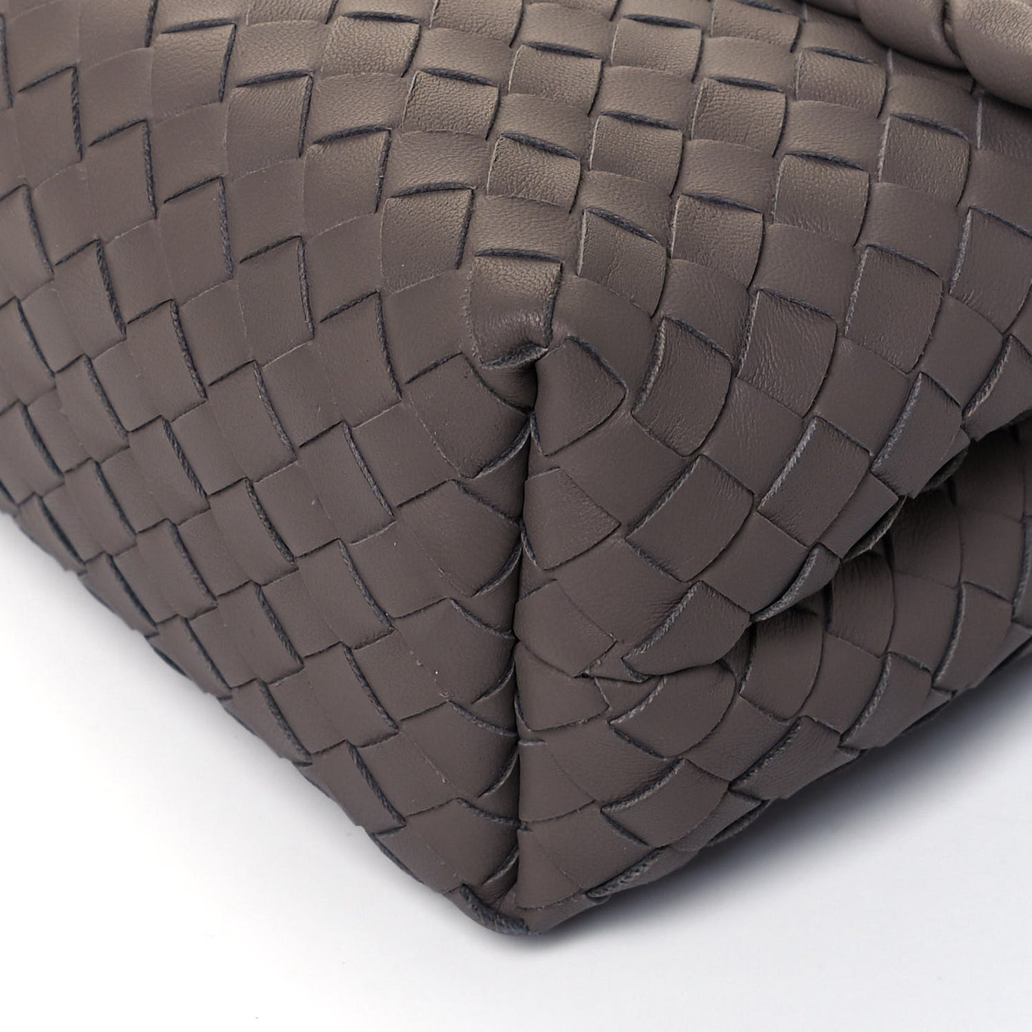 Nappa Intrecciato Medium Olimpia Bag Steel
