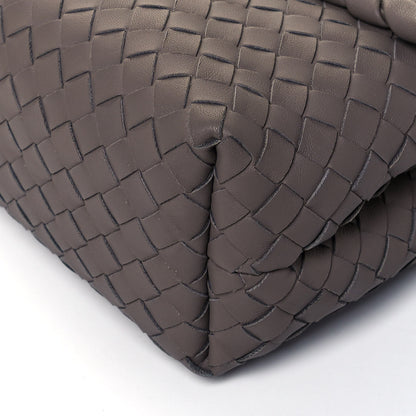 Bottega Veneta Nappa Intrecciato Medium Olimpia Bag Steel 6 of 6