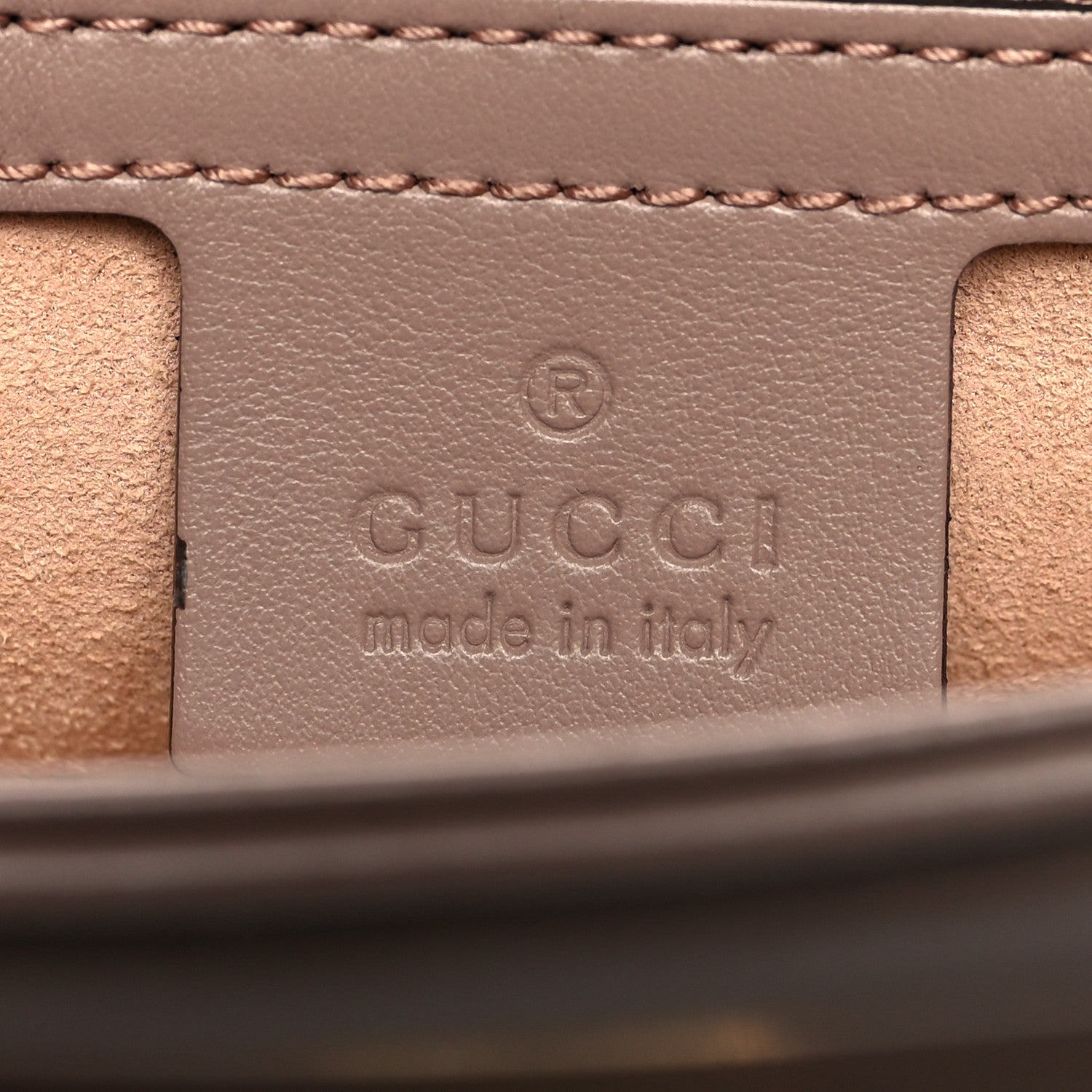 Gucci Calfskin Matelasse Small GG Marmont Top Handle Shoulder Bag Porcelain Rose 6 of 10