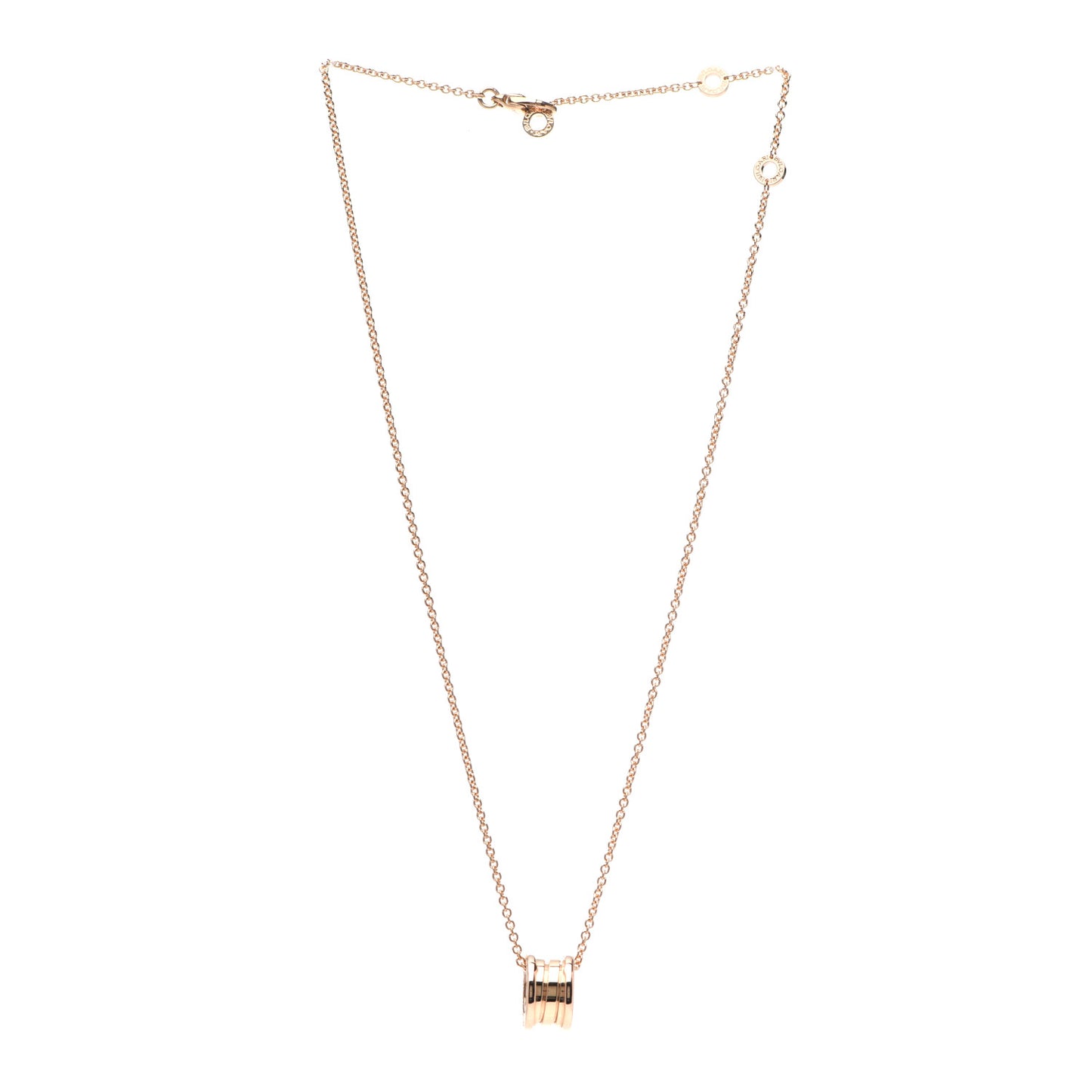 18K Rose Gold B.Zero1 Pendant Necklace