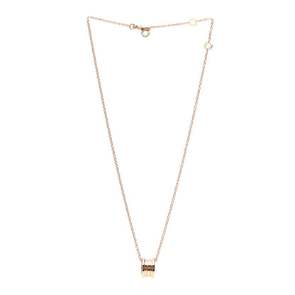 Bulgari 18K Rose Gold B.Zero1 Pendant Necklace 3 of 7