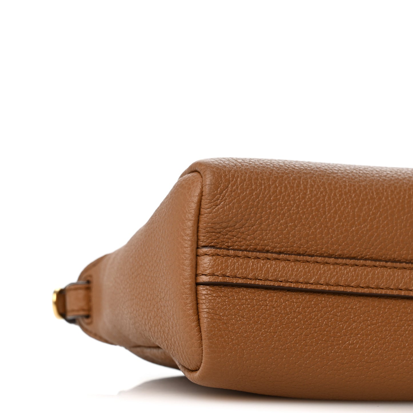 Vitello Phenix Contenitori Shoulder Bag Caramel Larice