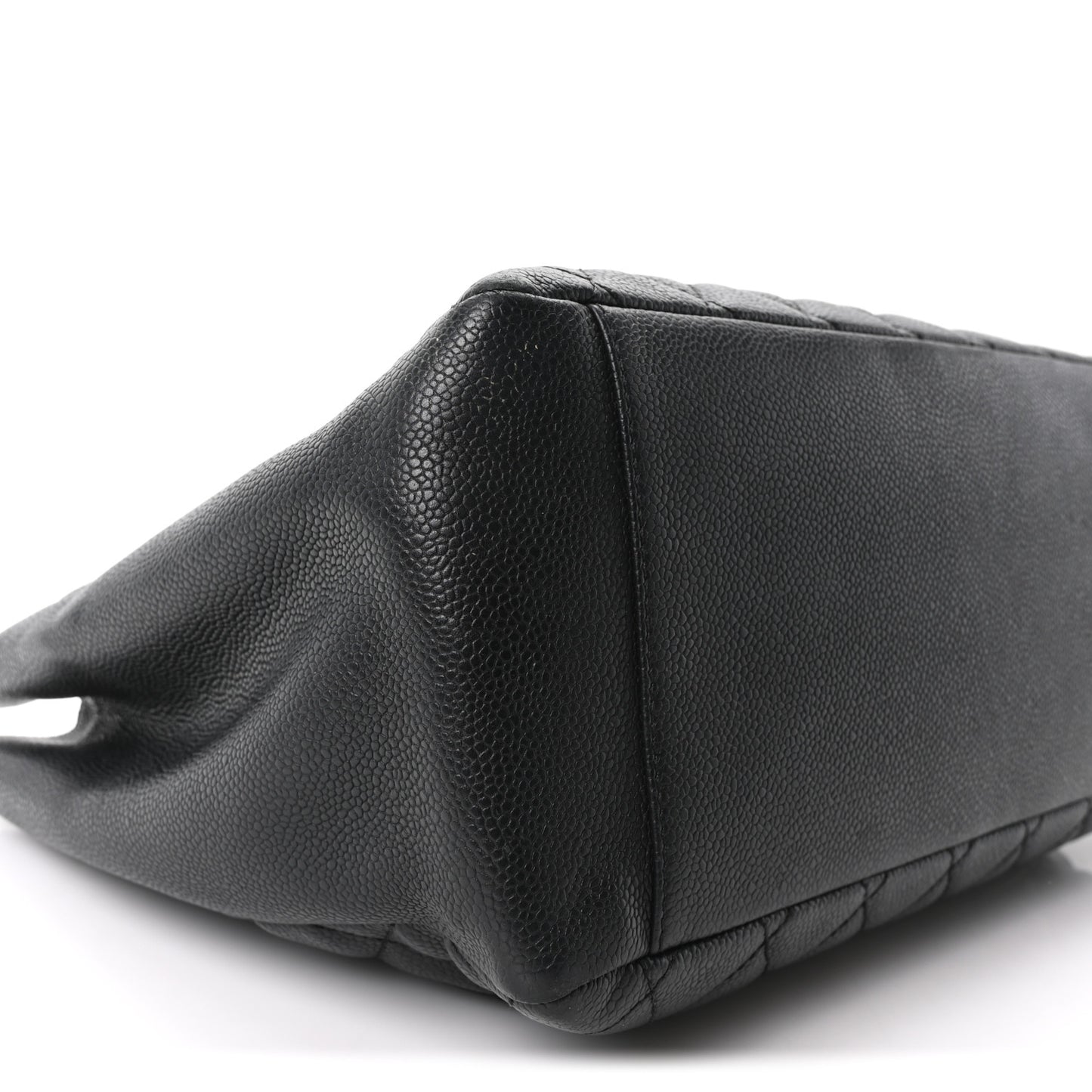 Caviar Quilted Grand Shopping Tote GST Black  Black