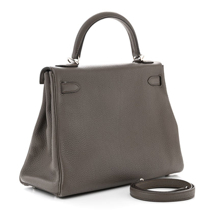 Hermes Togo Kelly Retourne 32 Etain 3 of 15