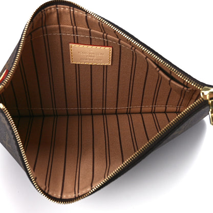 Louis Vuitton Monogram Neverfull MM GM Pochette 5 of 10