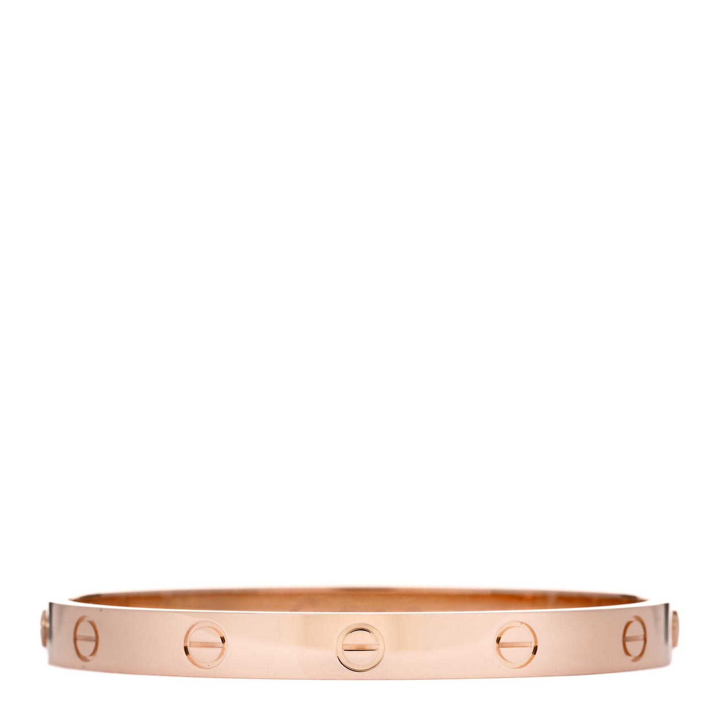 18K Pink Gold LOVE Bracelet 17