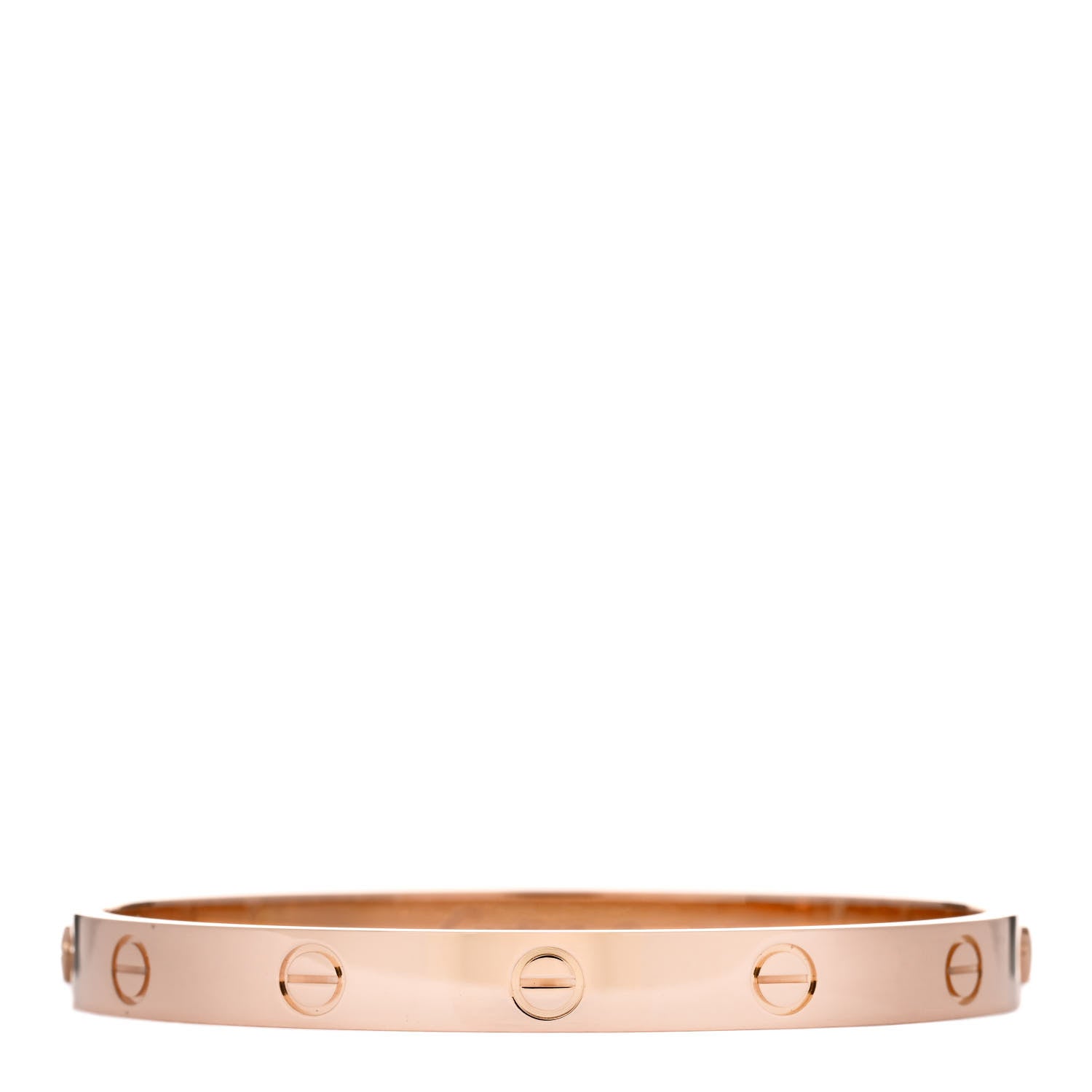 Cartier 18K Pink Gold LOVE Bracelet 17 1 of 6