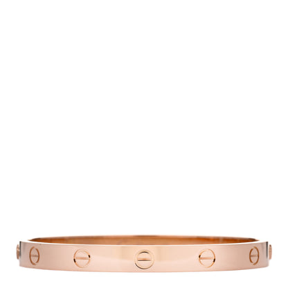 Cartier 18K Pink Gold LOVE Bracelet 17 1 of 6