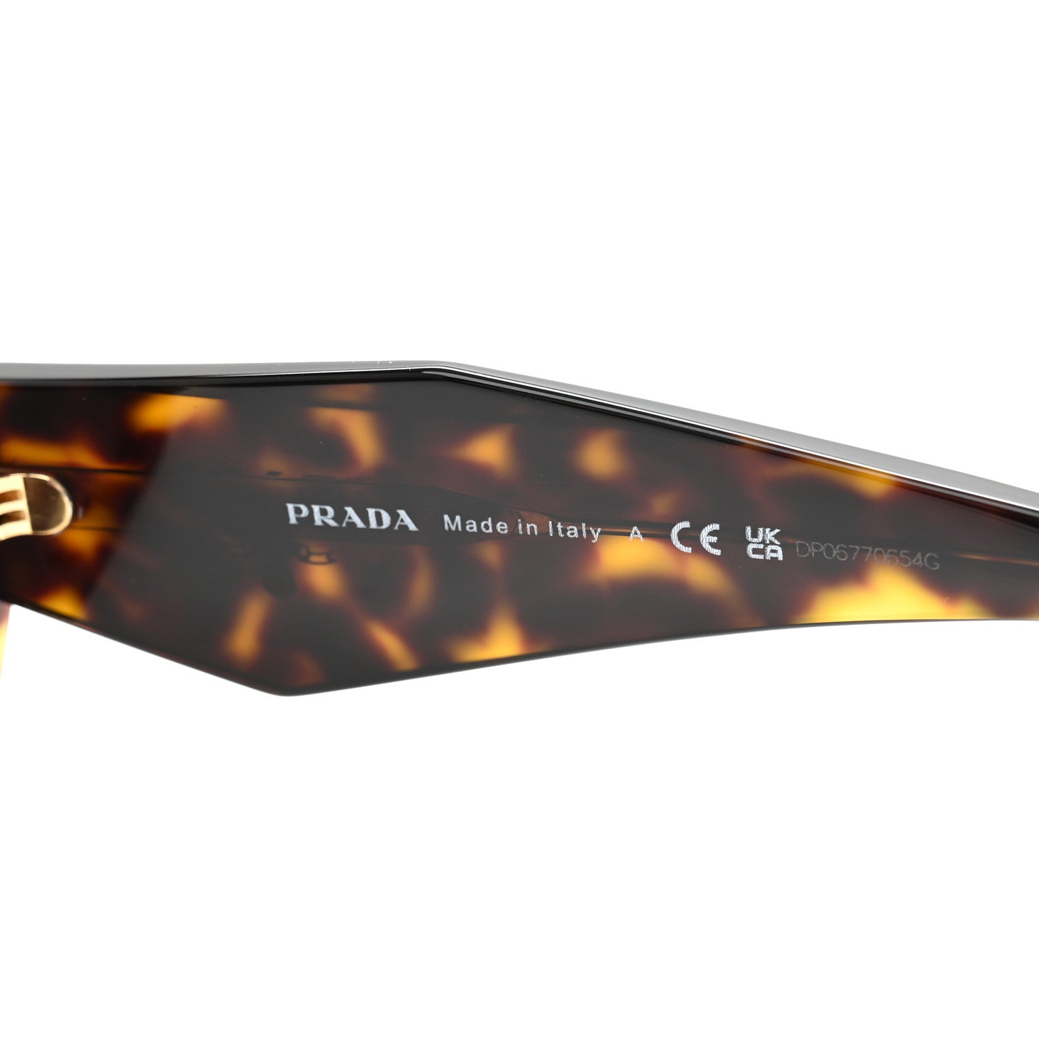 Prada Acetate Symbole Sunglasses SPR 17W Honey Tortoise 5 of 8