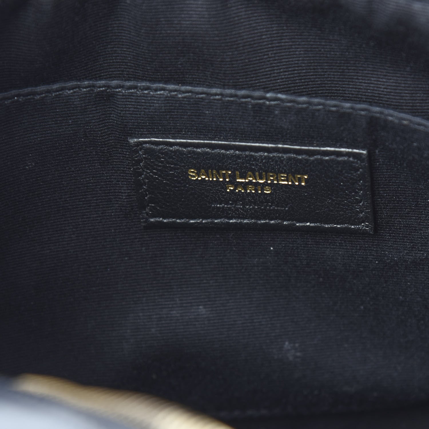 Saint Laurent Calfskin Matelasse Monogram Lou Camera Bag Black 8 of 10