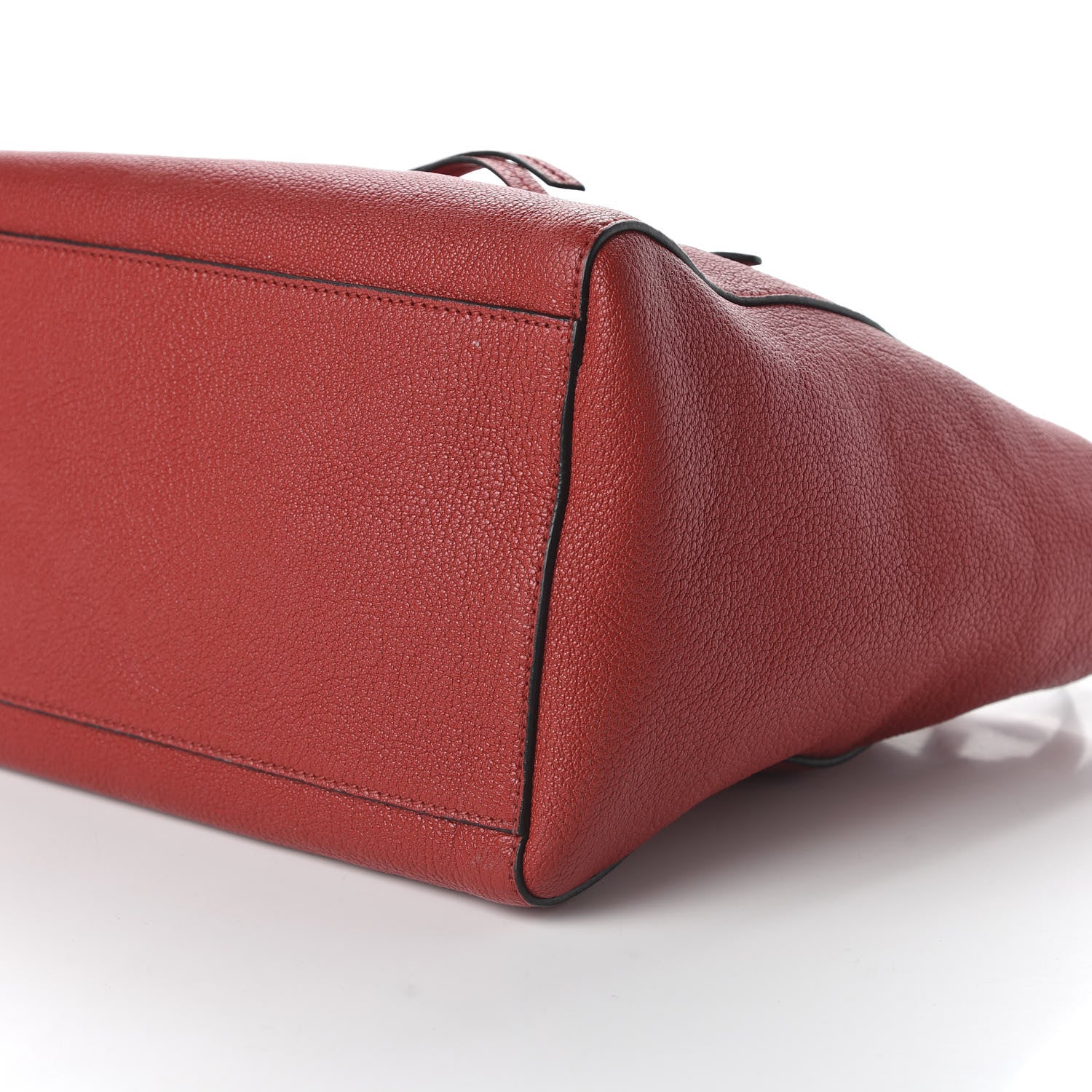 Miu Miu Goatskin Madras Zip Tote Red 7 of 12