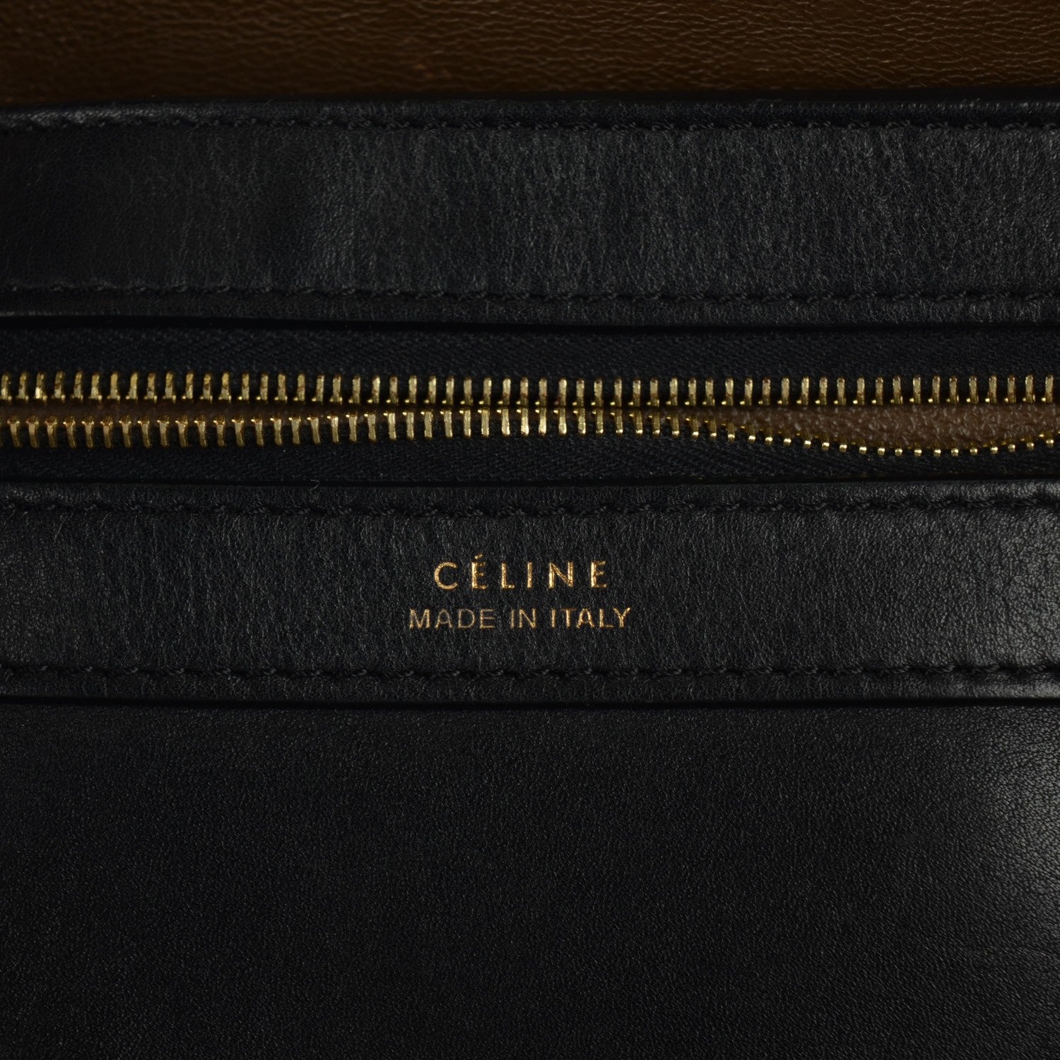 Celine Crocodile Embossed Medium Horizontal Cabas Phantom Black 5 of 9