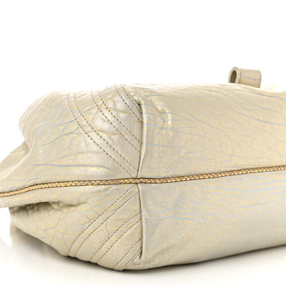 Fendi Nappa Nuvolata Bimetal Spy Oro Argento 9 of 10