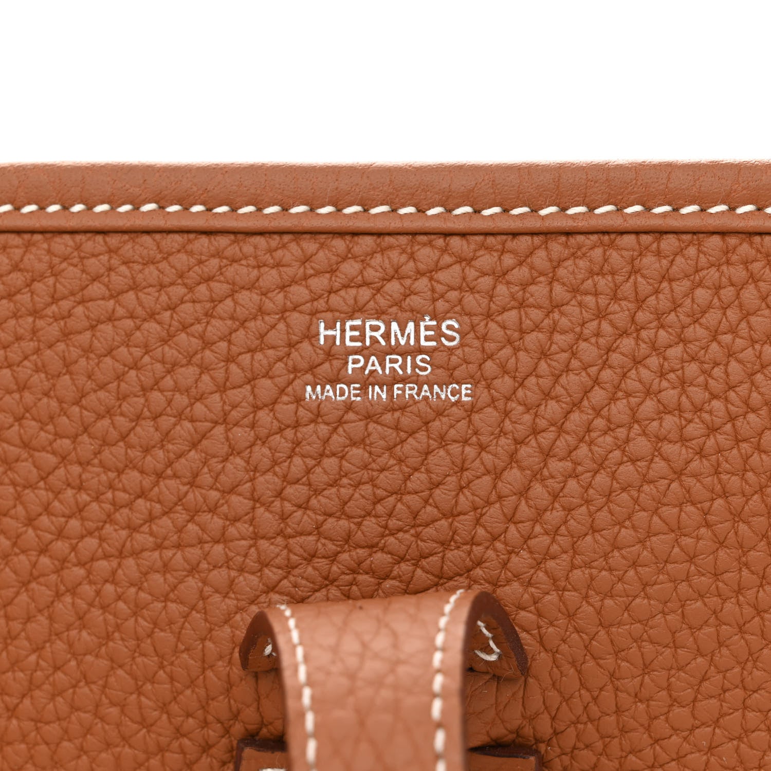 Hermes Taurillon Clemence Evelyne III PM Gold 6 of 10