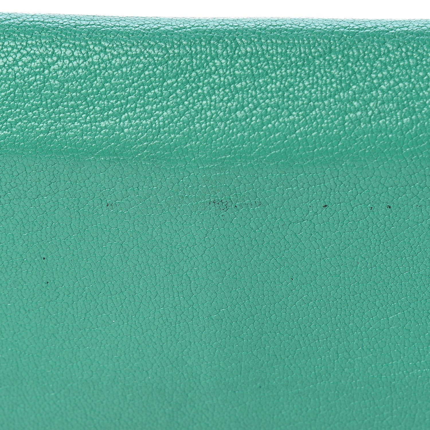 Hermes Chevre Mysore Kelly Longue Wallet Menthe 12 of 24