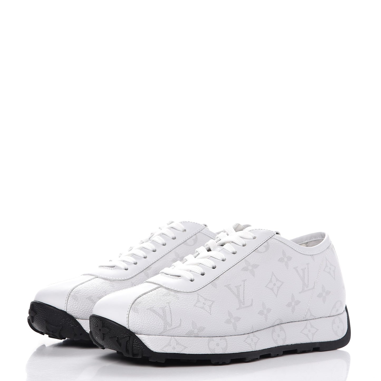Calfskin Monogram Wilderness Sneaker 6 White