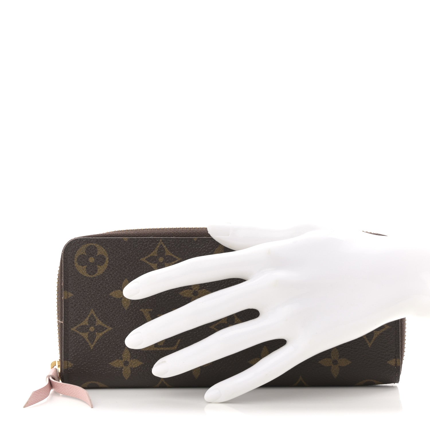 Louis Vuitton Monogram Clemence Wallet Rose Ballerine 2 of 8