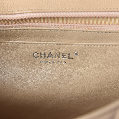 Chanel Caviar Quilted Jumbo Single Flap Beige Clair 6 of 12