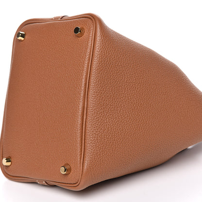 Hermes Taurillon Maurice Picotin Lock 18 PM Gold 6 of 10
