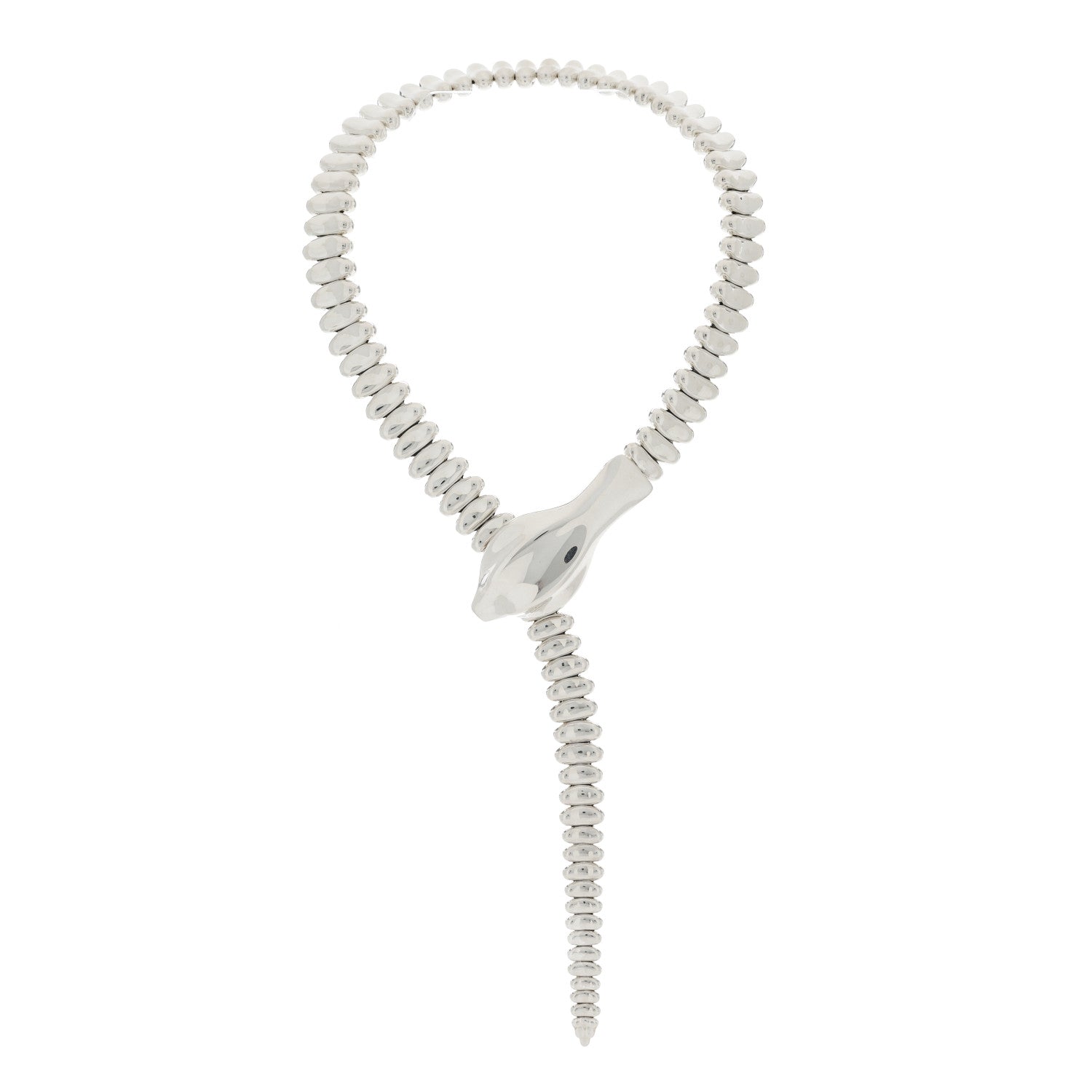 Tiffany Sterling Silver Elsa Peretti Snake Necklace 2 of 6