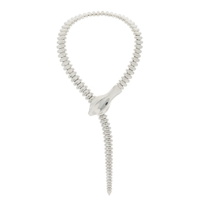 Tiffany Sterling Silver Elsa Peretti Snake Necklace 2 of 6