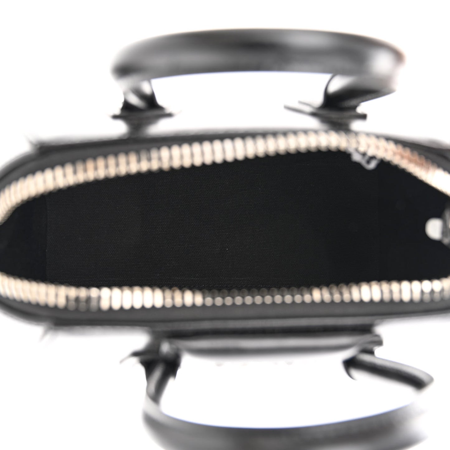 Shiny Lord Calfskin Mini Antigona Black