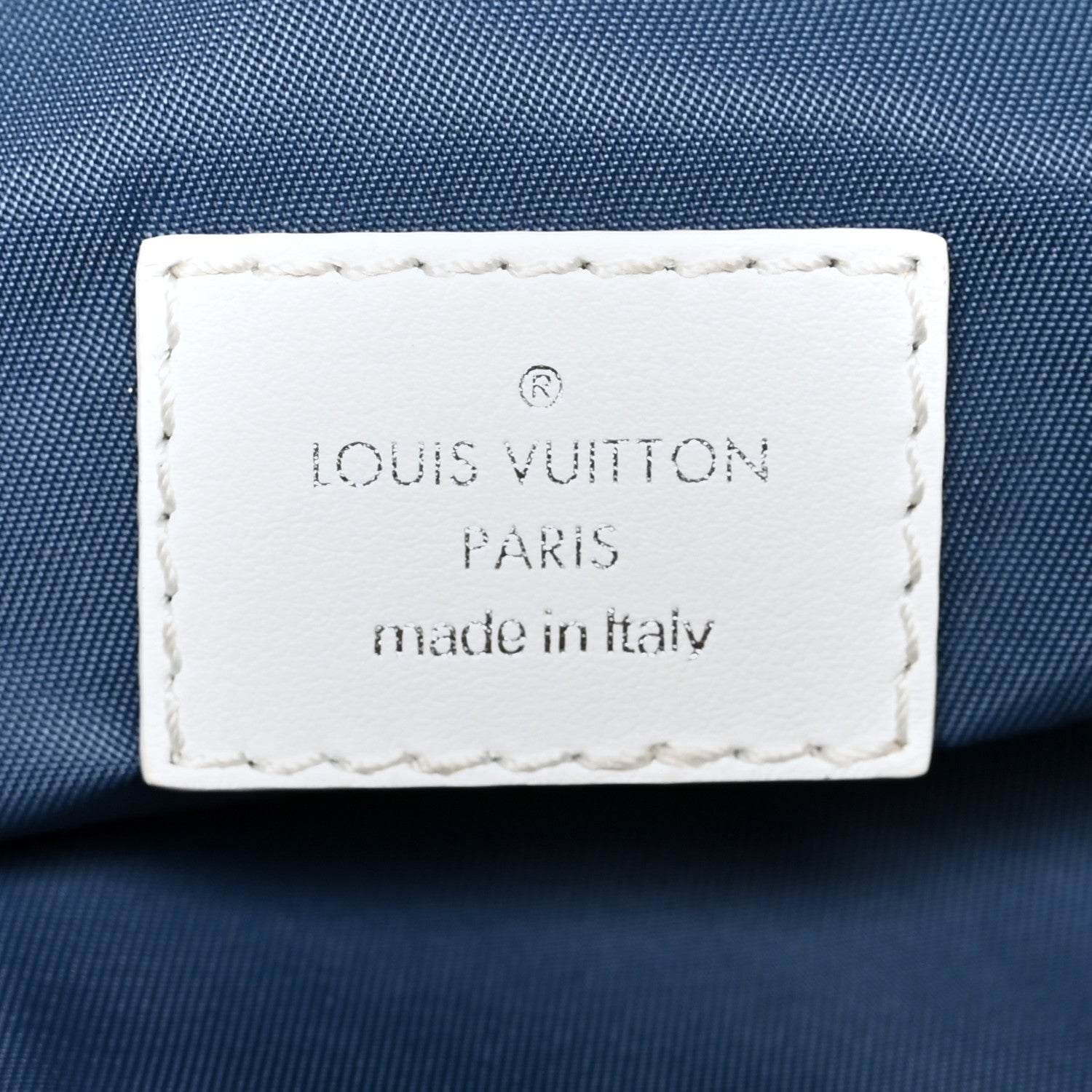 Louis Vuitton Hickory Stripes Denim Monogram Watercolor Sac Marin Blue 5 of 8