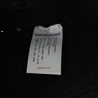 Chrome Hearts Cashmere Single Cross Beanie Black 5 of 5