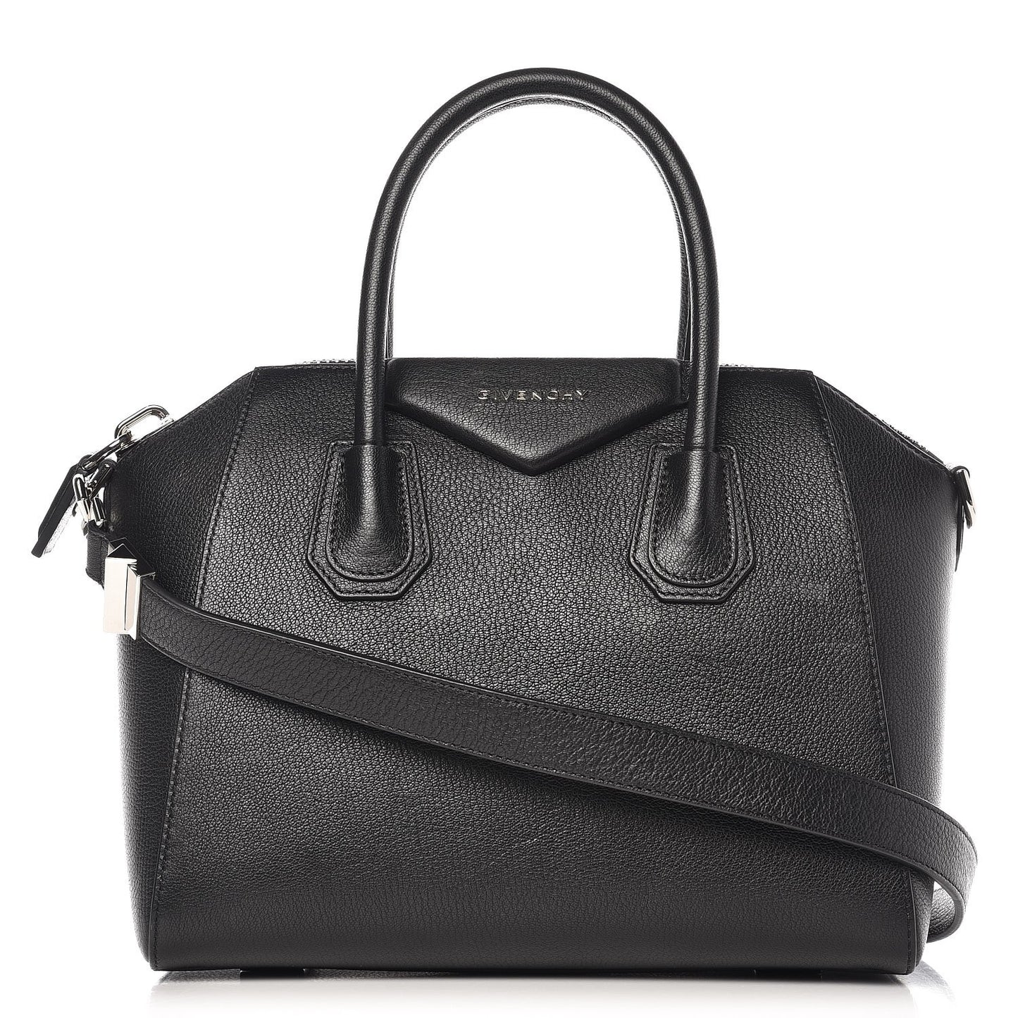 Sugar Goatskin Small Antigona Black