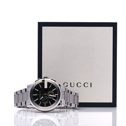 Gucci Stainless Steel 44mm G-Chrono Quartz Watch Black 7 of 7
