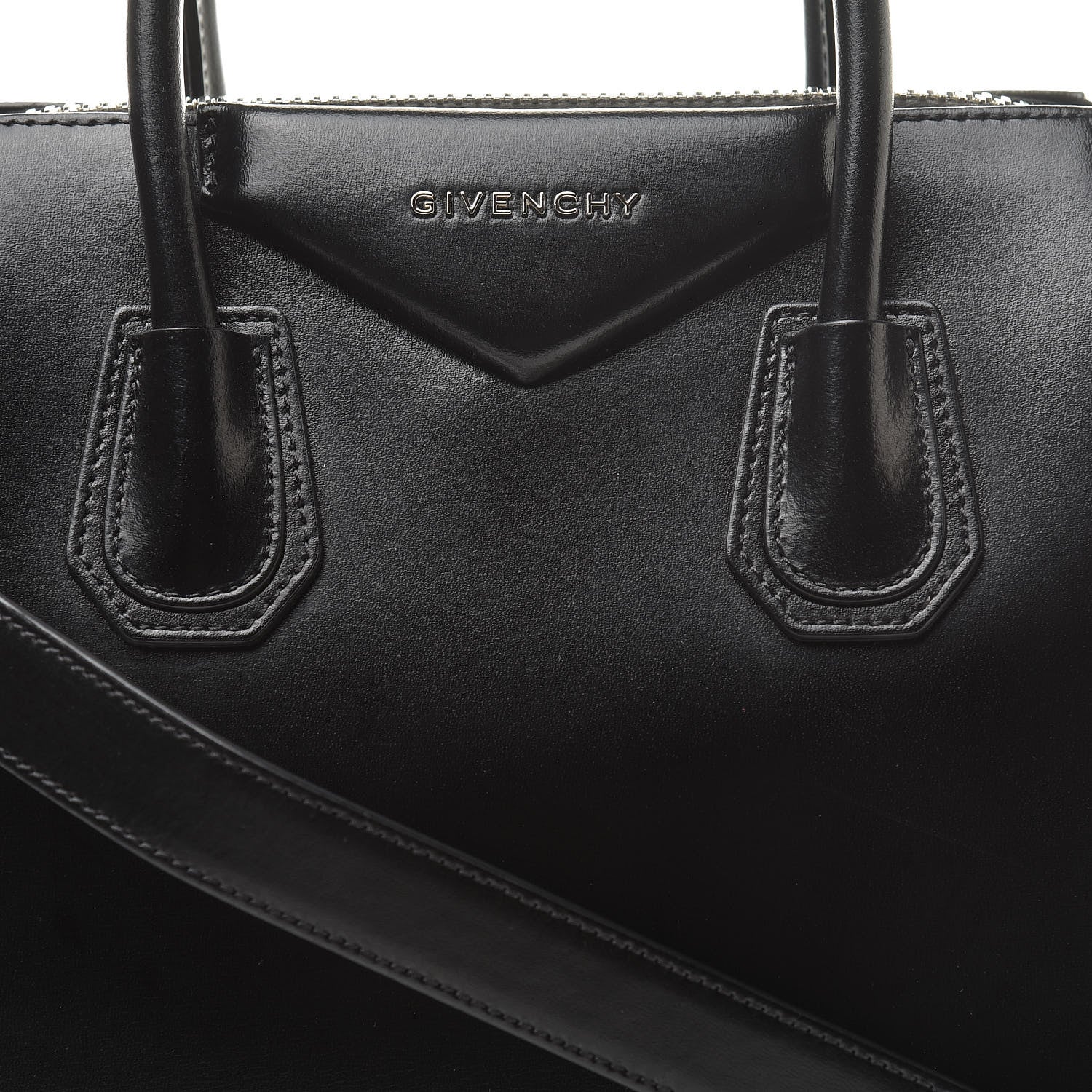 Givenchy Shiny Lord Calfskin Small Antigona Black 8 of 14