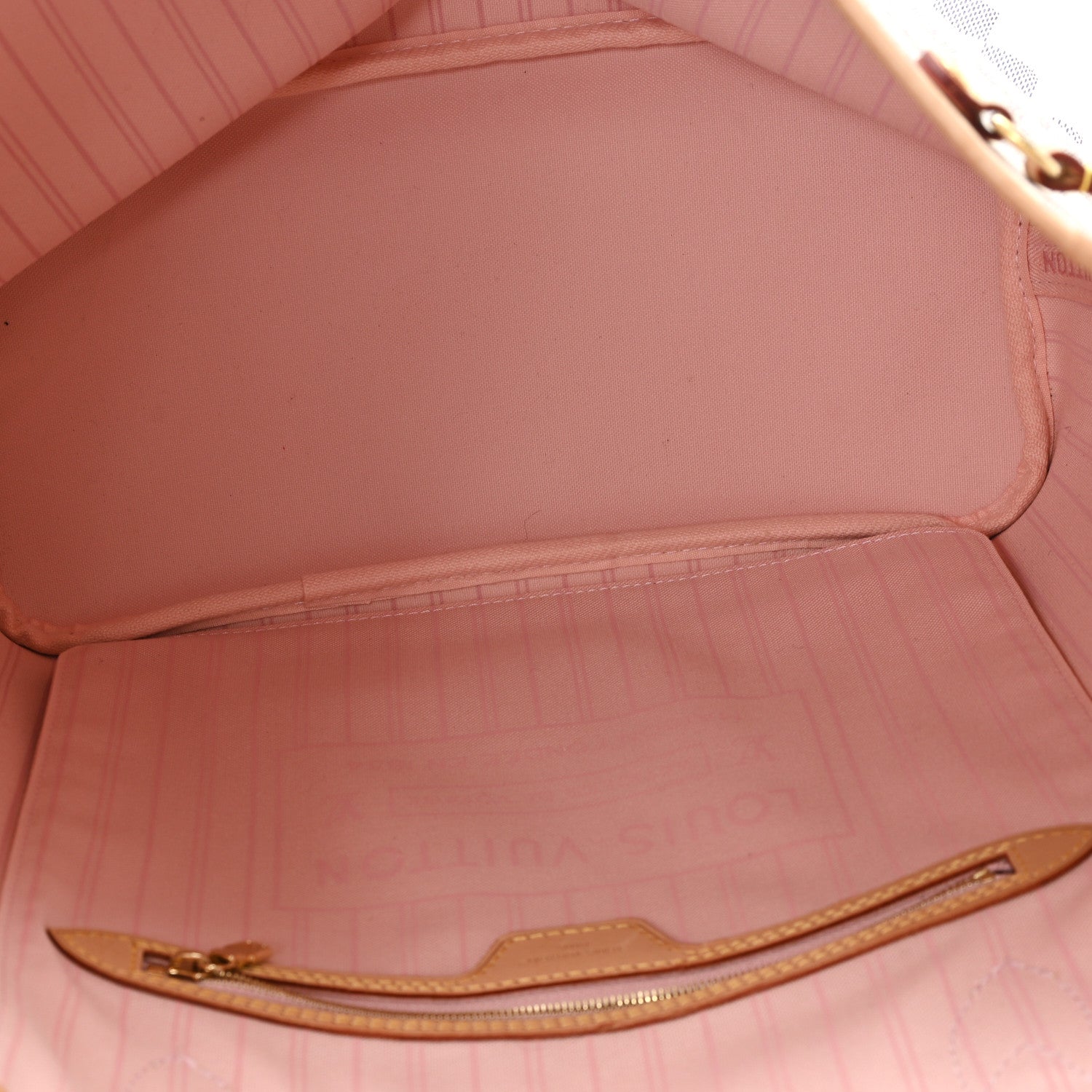 Louis Vuitton Damier Azur Neo Neverfull MM Rose Ballerine 6 of 11