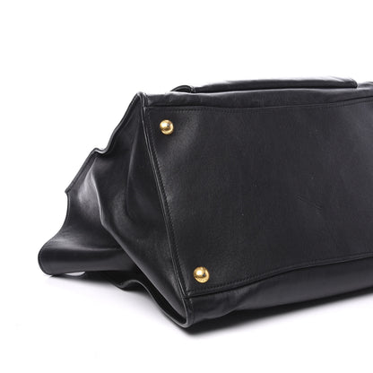 Prada City Calf Front Pocket Tote Black 5 of 9