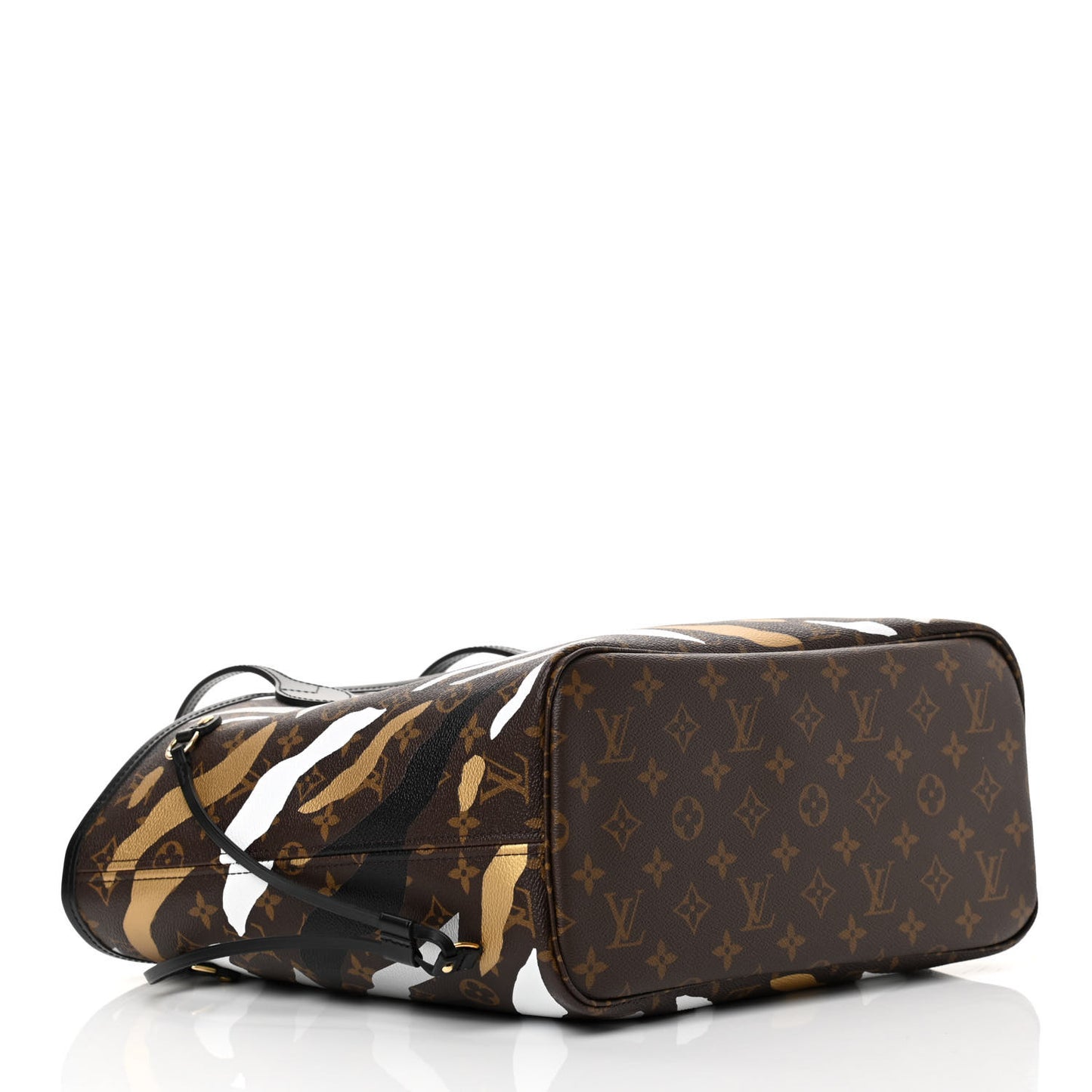 X LOL Monogram Neverfull MM Gold Silver
