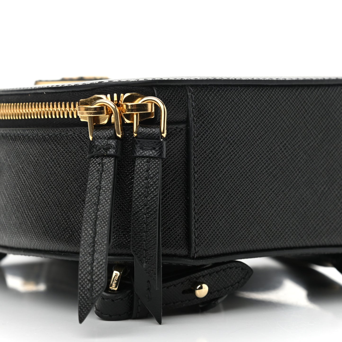 Saffiano Lux Mini Odette Backpack Black