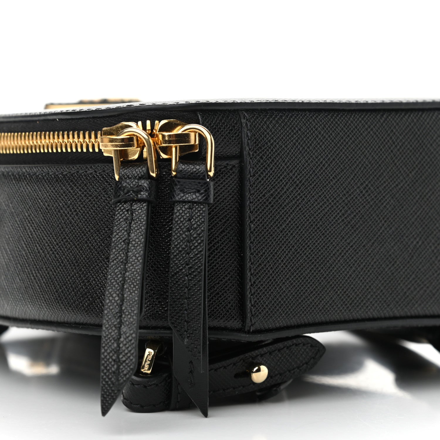 Prada Saffiano Lux Mini Odette Backpack Black 8 of 9