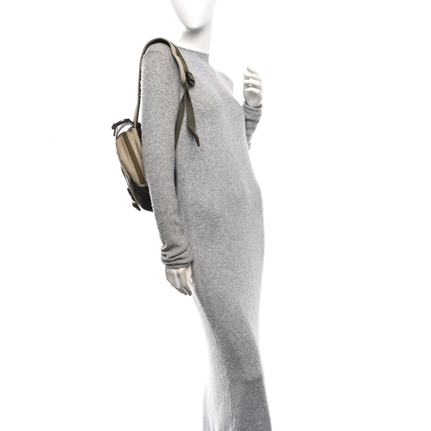Nylon Nubuck G-Trail Small Sling Bag Taupe Anthracite Sand