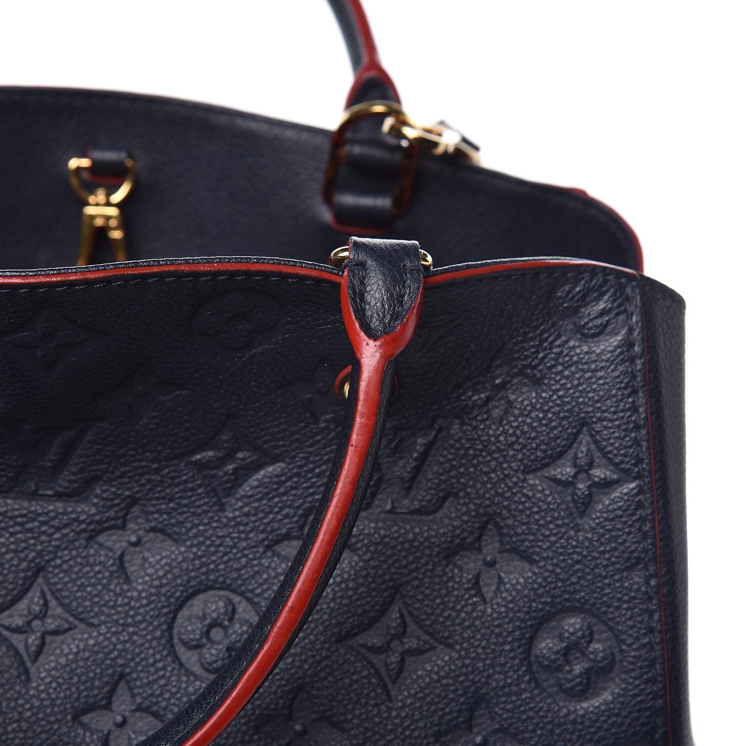 Louis Vuitton Empreinte Montaigne MM Marine Rouge 11 of 12