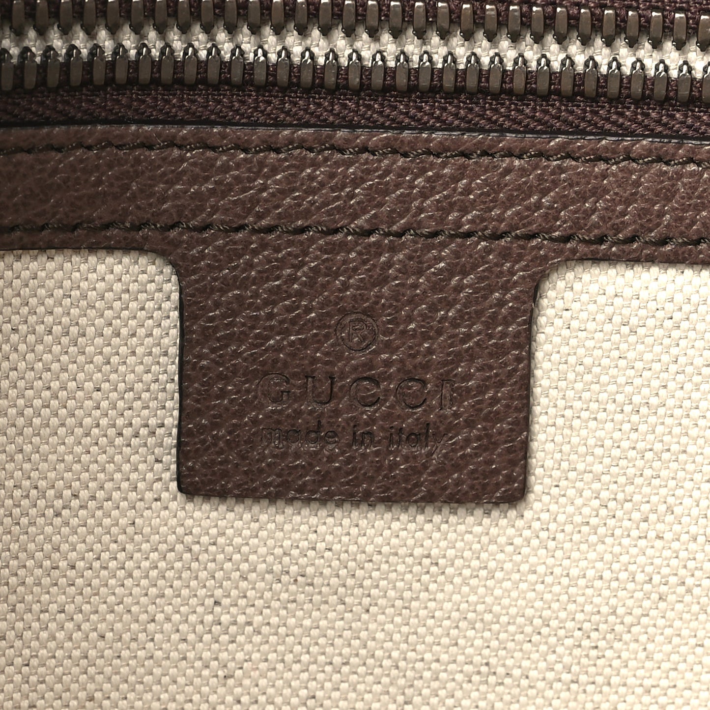 GG Supreme Monogram Web Small Ophidia Half Moon Hobo Brown