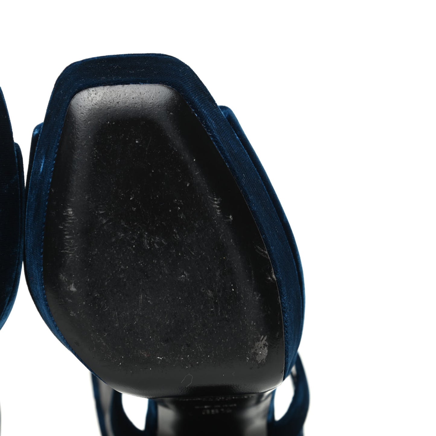 Velvet Debbie Platform Sandal 39.5 Blue