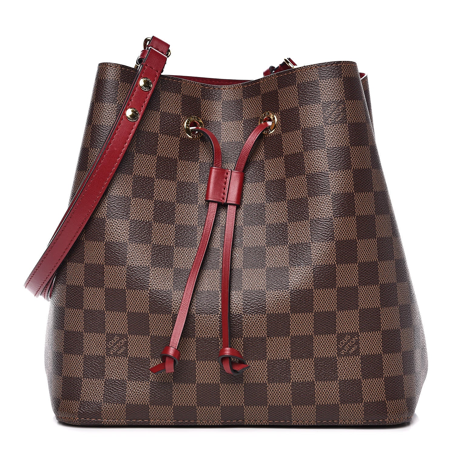 Louis Vuitton Damier Ebene Neonoe MM Cherry Berry 1 of 11