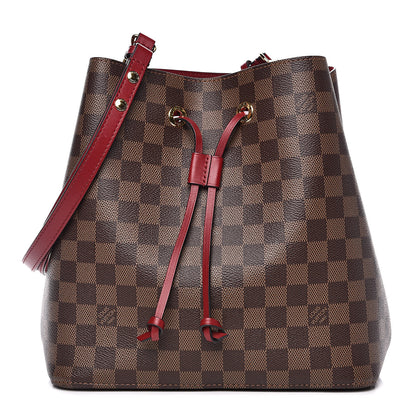 Louis Vuitton Damier Ebene Neonoe MM Cherry Berry 1 of 11