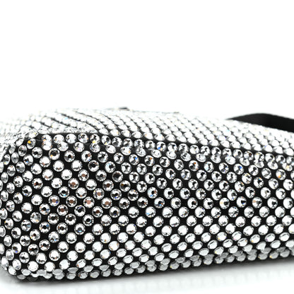 Prada Satin Crystal Triangle Shoulder Bag Cristal 9 of 9