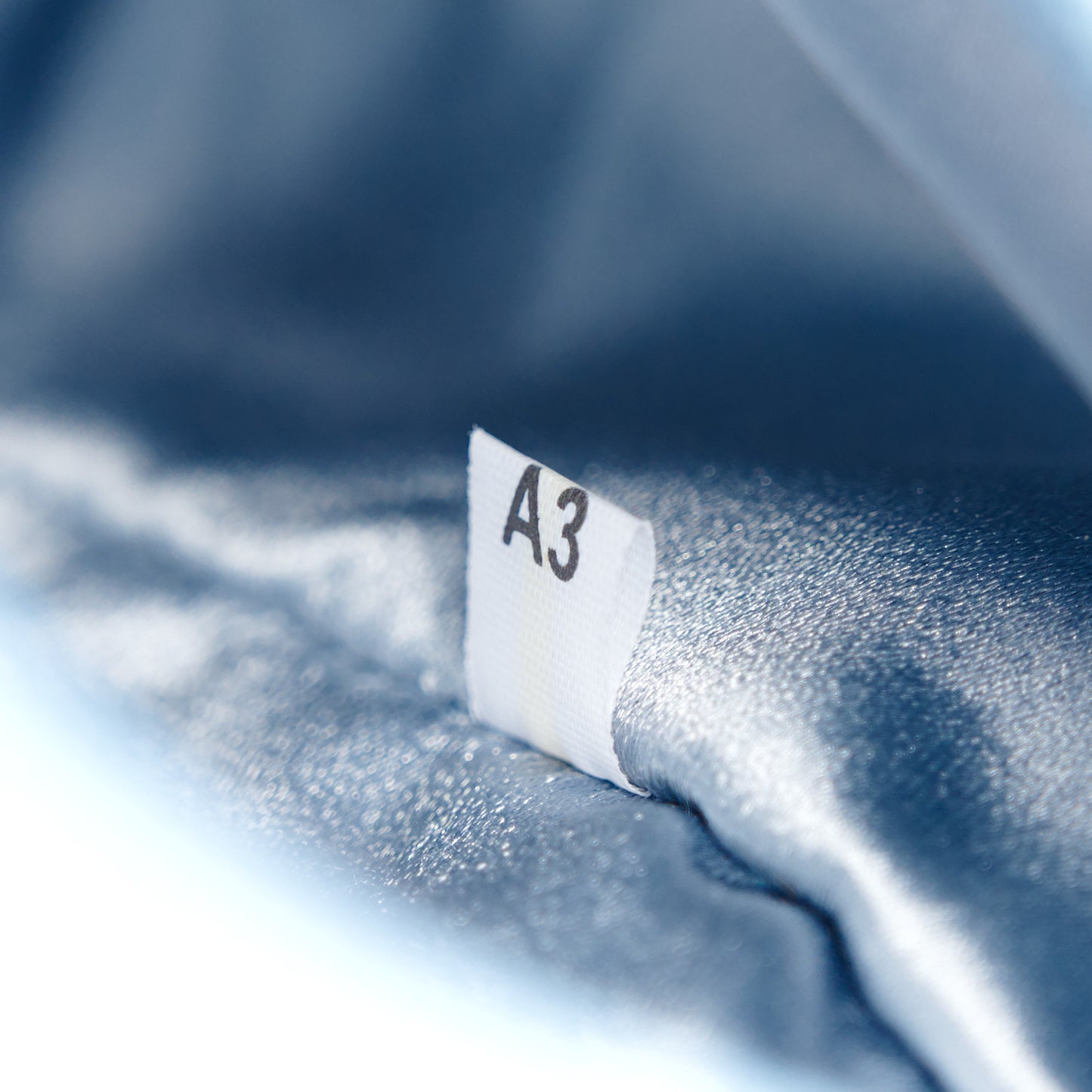 Satin Crystal Mini Re-Edition 2000 Bag Celeste