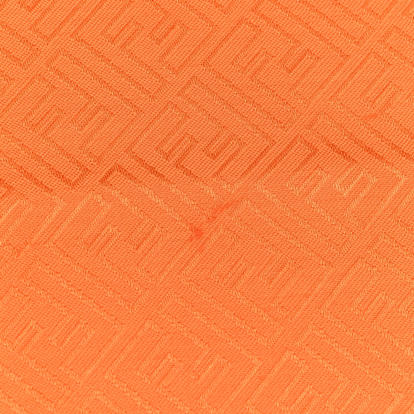 Wool Silk FF Shawl Orange