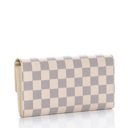Louis Vuitton Damier Azur Sarah Wallet 3 of 9