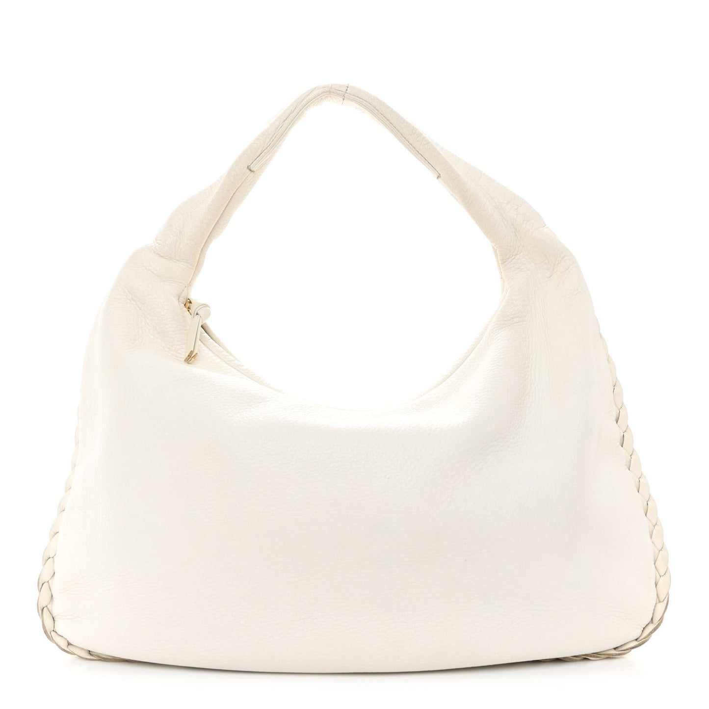 Cervo Braided Medium Veneta Hobo White